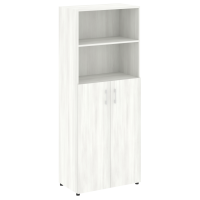 Шкаф высокий широкий (2 средних фасада ЛДСП) Yalta LT.ST-1.6 снежная патина